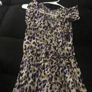 Dress with built-in belt